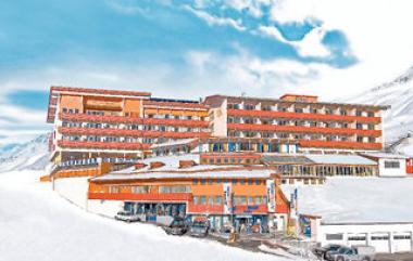 Rakouský hotel Riml v zimě