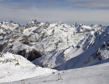 Oblast Sölden - ledovec Rettenbachferner
