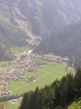 Údolí Ötztal - vesnice Huben