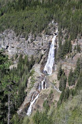 Ötztalský vodopád Stuibenfall