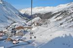 Část lyžařského střediska Obergurgl